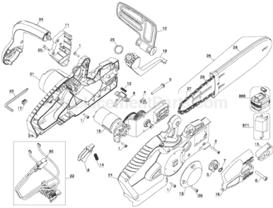 Part Location Diagram of 90502723 DeWALT Hex Wrench